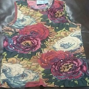 3 LNWOT WOMEN'S L tops w/bling.